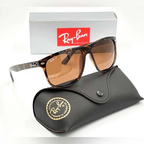 Ray-Ban Rb4147 Boyfriend Lens Sunglasses Light Havana Brown Lens  262 - Picture 13 of 14